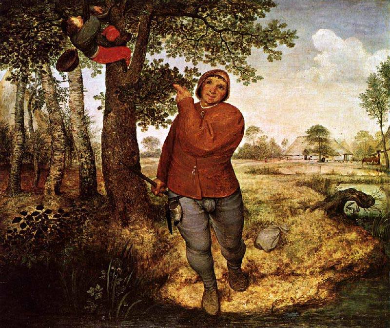 Pieter Bruegel the Elder Peasant and the Nest Robber oil painting image